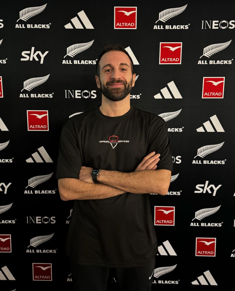 Con la Nazionale Neozelandese All Blacks